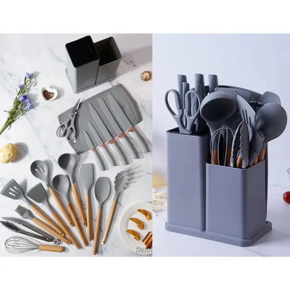kit Set Completo de Utensilios de Cocina 19 Piezas