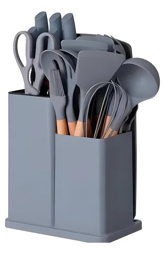 kit Set Completo de Utensilios de Cocina 19 Piezas